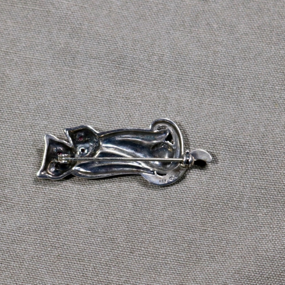 Adorable Vintage 925 Sterling Silver Ruby Gemston… - image 6